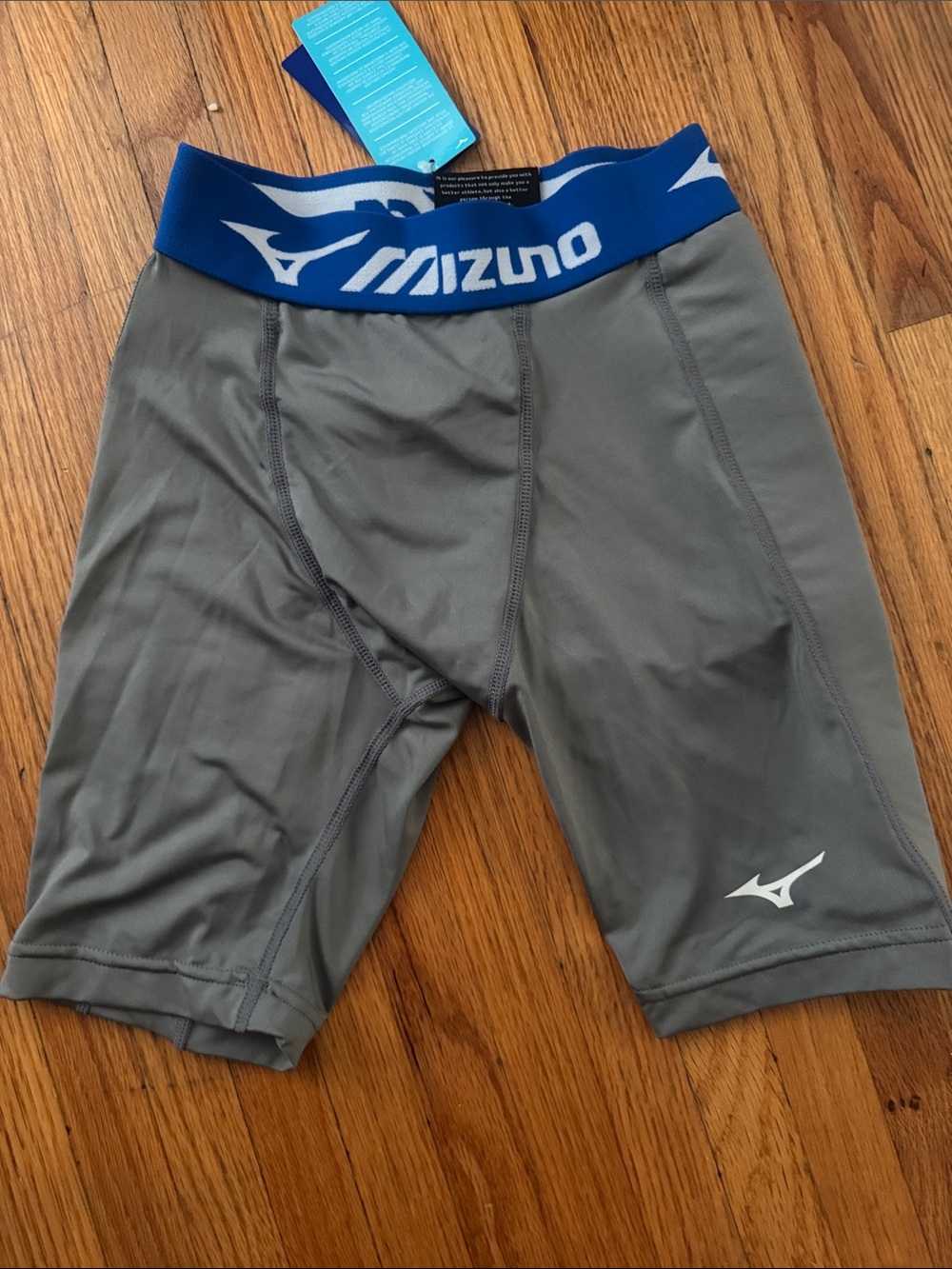 Mizuno Baseball Sliding Shorts with Blue Branded Waistband
